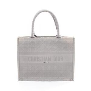 Christian Dior BOOK TOTE canvas bag gray
